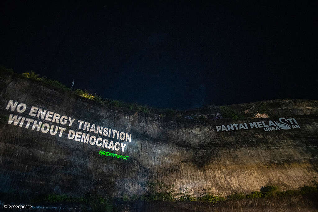 G20 Projection in Bali