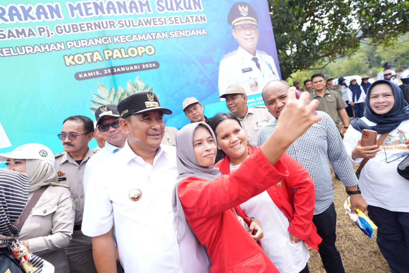 Mahasiswa Agroteknologi Unhas Ikut partisipasi Budidaya Sukun di Kota Palopo