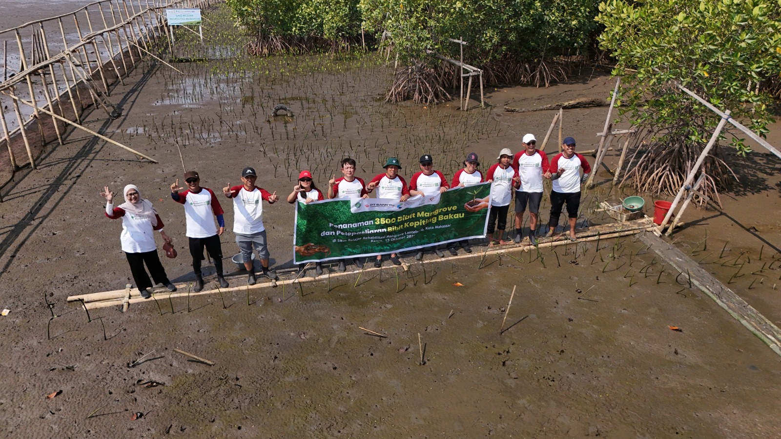 PT Sankyu, KEHATI, dan YKL Perkuat Situs Belajar Rehabilitasi Mangrove Lantebung dan Pengembangan Ekonomi Kepiting Bakau (1)