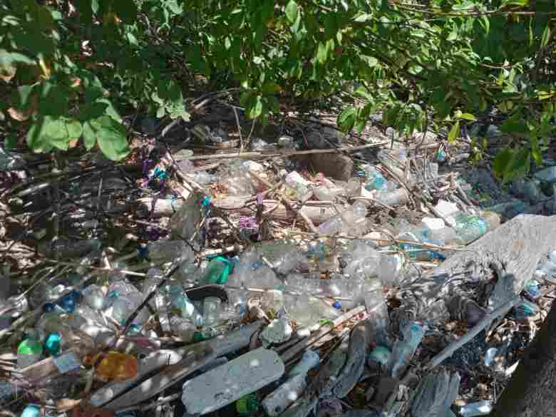 YLH Tana Merah Bersihkan Sampah Plastik dan Styrofoam di Pantai Pulau Buaya