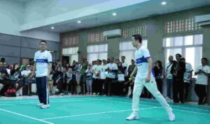 Taruna Ikrar : Dari Lapangan Bulu Tangkis ke Kolaborasi Strategis: Badminton Eksekutif BPOM Satukan Regulator dan Pelaku Usaha