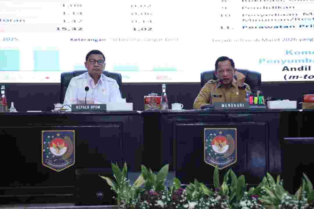 Tito karnavian Mendagri bersama Taruna Ikrar Kepala BPOM Dorong DAK Non Fisik BOK POM Jadi Instrumen Strategis